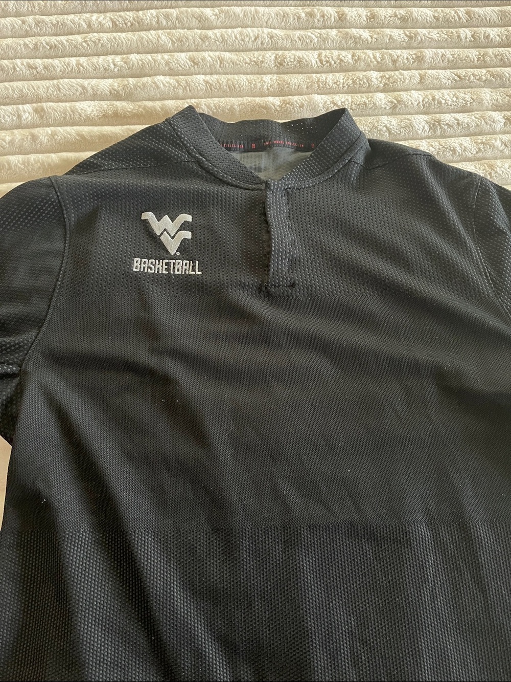 Black WVU Nike Tiger Woods polo